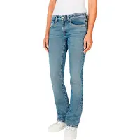 Pepe Jeans für Damen. PL204732IA3 Blaue Piccadilly-Jeans mit Bootcut-Passform (26/30), Lässig, Baumwolle, Denim, Nachhaltig