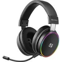 Sandberg 126-42, Verkabelt & Kabellos, 20 - 20000 Hz, Gaming, 291 g, Kopfhörer, Schwarz