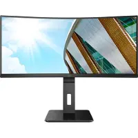 AOC P2 CU34P2A, 86,4 cm (34"), 3440 x 1440 Pixel, Quad HD, LED, 4 ms, Schwarz