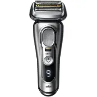Braun Series 9 Pro 9477CC, Folienschaber, Schwarz, Silber, ProLift, Tasten, LED, Akku