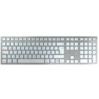 Cherry KW 9100 SLIM FOR MAC, USB + Bluetooth, QWERTZ, Silber