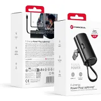 Forcell F-ENERGY Power Plug F5K3, 5000 mAh, Power Delivery, Quick Charge 3.0, 20 W, Schwarz