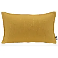 Hock Dekokissen H.O.C.K. "Mali", gelb (gelb, mais, unifarben), B:30cm H:10cm L:50cm, Polyester, Dekokissen_Sitzkissen_Kissenhüllen, Dekokissen, einfarbig, Kissenhülle mit Füllung, 1 Stück