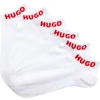 HUGO underwear Freizeitsocken "3P AS UNI CC", Herren, Gr. 39-42, weiß (weiß 100), Baumwollmischung, unifarben, normal, Socken Freizeitsocken, mit Logostickerei