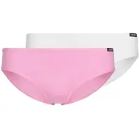 Skiny Slip "Slip 2er Pack", Jungen, Gr. 140, pink (rosa, weiß), Obermaterial: 95% Baumwolle CO. 5% Elasthan EL., Unterhosen Slip