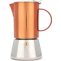 La Cafetière Edelstahl Kaffeemaschine Italienisch 4 Tassen