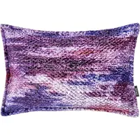 Done. Dekokissen DONE. "Glam Colour", lila (lila, blau, beery, meliert), B:40cm L:60cm, Polyester, Dekokissen_Sitzkissen_Kissenhüllen, Dekokissen, Reißverschluss, Ohne Füllung, meliert