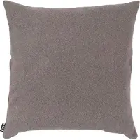 Hock Dekokissen H.O.C.K. "Livigno", grau (grau, unifarben), B:50cm H:10cm L:50cm, Baumwolle, Dekokissen_Sitzkissen_Kissenhüllen, Dekokissen, mit Wollhaptik, Kissenhülle mit Füllung, 1 Stück