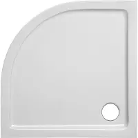 OTTOFOND Duschwannen Komplettset Dunbar 90 x 90 x 3 cm weiß glänzend glatt 900412