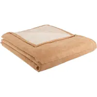 Gold-Line Wohndecke "Alcantara", braun, B:150cm L:200cm, Kunstfaser, Wohndecken, Wohndecke, in Alcantara Optik, Kuscheldecke