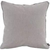 Hock Dekokissen H.O.C.K. "Lino", grau (grau melange, unifarben), B:50cm H:10cm L:50cm, Polyacryl, Dekokissen_Sitzkissen_Kissenhüllen, Dekokissen, Outdoor geeiget, Wendekissenhülle mit Füllung, 1 Stück