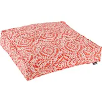 HOCK GmbH & Co. KG H.O.C.K. Badu Batik Steel Outdoor Matratzenkissen 50x50x10cm col. 20 orange