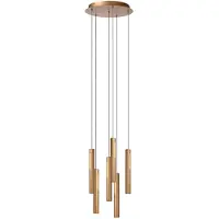 Lucide Design-Pendellampe Griffith 6-Licht Bronze