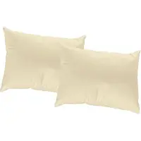 Wirth Dekokissen "WirthNatur" Gr. 1, beige (beige, unifarben), B:40cm L:40cm, Baumwolle, Dekokissen_Sitzkissen_Kissenhüllen, Dekokissen, Kissenhülle ohne Füllung, 2 Stück