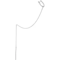 Elli Ohrklemme "Ohrringe Earcuff Ohrklemme Durchzieher Single 925 Silber" Gr. 106, silber, Ohrringe, Damen, 106, ohne Stein, Silber 925 (Sterlingsilber), Ohrklemme