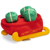 Beeztees Hide N Seek Red Sleigh Hundespielzeug