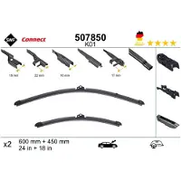SWF Connect 2x Scheibenwischer K01 - Vorne - 600 mm / 450 mm