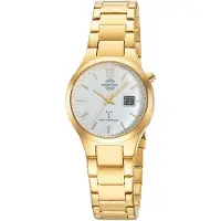 Master Time 1100000002199 , gold (goldfarben, perlmuttfarben), Armbanduhren, Damen, 1100000002199, Quarzuhr, Armbanduhr, Damenuhr, Edelstahlarmband, analog, digital