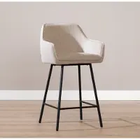 Bronx Bronx71 Barhocker Ciara taupe Leinen 65 - 78 cm