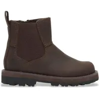 Timberland Unisex für Kinder. TB0A28NR9311 Courma Kid Mid braune Chelsea-Stiefeletten aus Leder (21), Wohnung, Reißverschluss, Lässig, Kinde