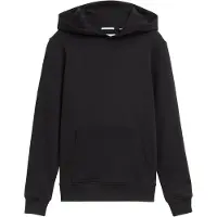 Tom Tailor Kapuzensweatshirt , Jungen, Gr. 152, schwarz (heavy schwarz), Sweatware, Obermaterial: 100% Baumwolle, unifarben, angesetztes Bündchen, Sweatshirts Kapuzensweatshirt, mit Rückenprint