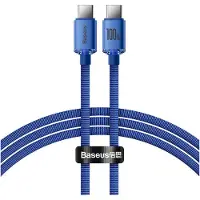 Baseus CAJY000603, 1,2 m, USB C, USB C, USB 2.0, 0,48 Gbit/s, Blau