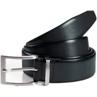 Tom Tailor Ledergürtel "TTBILL" 3.5 cm breiter Herrengürtel, Freizeit- und Anzugsgürtel, bis Gr. 120