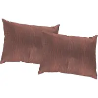 Wirth Dekokissen "Riccia" Gr. 1, braun (braun, kupferfarben, gemustert), B:40cm L:40cm, Baumwolle, Polyester, Dekokissen_Sitzkissen_Kissenhüllen, Dekokissen, Kissenhülle ohne Füllung, 2 Stück