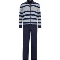 Hajo Sweater "Trainingsanzug", Herren, Gr. 4XL, blau, Obermaterial: 62% Baumwolle CO. 38% Polyester PES., Sweatshirts Sweater