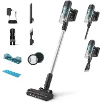 Philips 3000 Serie XC3133/01 Stielstaubsauger/Elektrobürste Akku Trocken Beutellos Schwarz, Blau