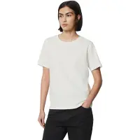 Marc O'Polo T-Shirt DENIM, Damen, Gr. XS, weiß (egg weiß), Single Jersey, Obermaterial: 100% Baumwolle, Rundhals, Shirts T-Shirt