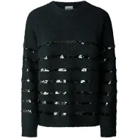 Pepe Jeans für Damen. PL702242 Nina Pullover schwarz (XS), Lässig, Polyester