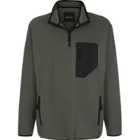 Babista Fleecepullover "Fleece-Sweatshirt BELLAZONTI", Herren, Gr. XL, grün (oliv), Obermaterial: 100% Polyester COOLMAX PES(Coolmax)., Sweatjacken Fleecepullover