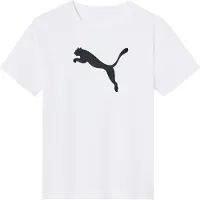 Puma teamRISE Logo Trainingshirt Kids Weiss, 152 Kinder