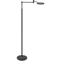 Steinhauer LED-Akku-Stehleuchte Soleil, schwarz, Metall, Dimmer