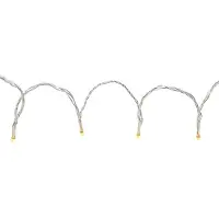 Nedis WIFILXC01W200, Leichte Dekorationskette, Weiß, IP65, Schwarz, 200 Glühbirne(n), LED