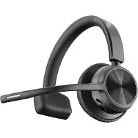 HP Poly Voyager 4310 USB-A Headset +BT700 Dongle, Verkabelt & Kabellos, 122 g, Kopfhörer, Schwarz