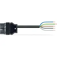 Wago 771-8985/207-303 konfektionierte Anschlussleitung,Eca,Stecker/offenes Ende,dunkelgrau 7718985207303