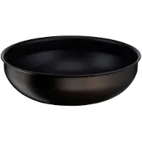 Tefal L76377, Wok-/Bratpfanne, Schwarz, Aluminium, Titan, Thermo-Punkt, Abnehmbar