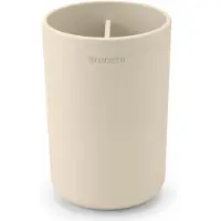 Brabantia 223341, Freistehender Zahnbürstenhalter, Beige, Waschbecken, Tisch, 76 mm, 76 mm, 110 mm