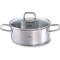 Fissler Viseo 20cm 084-127-20-001/0 Bratentopf, Edelstahl, 20 cm