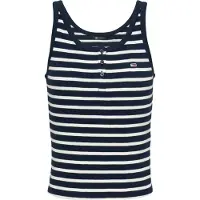 Tommy Hilfiger Button ärmelloses T-shirt
