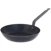De Buyer Coupe Lyonnaise Bratpfanne Blau Metall, schwarz, Diamètre 28