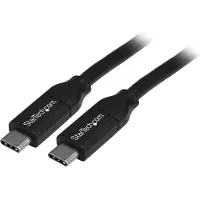 StarTech.com .com 4m USB-C-Schnellladekabel, Laden und Synchronisieren, 100W (5A) Power Delivery, USB 2.0, USB-IF-, Schwarz - USB C Ladekabel, 4 m, USB C, USB C, USB 2.0, 0,48 Gbit/s, Schwarz