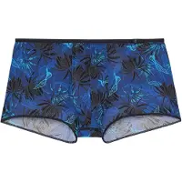 Hom Boxershorts "Boxershort Trunk Palay 1er Pack", Herren, Gr. S, blau, Obermaterial: 78% Polyamid PA. 22% Elasthan EL., Unterhosen Boxershorts