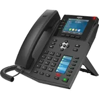 Fanvil X5U, IP-Telefon, Schwarz, Kabelgebundenes Mobilteil, Tisch/Wand, 16 Zeilen, 2000 Eintragungen