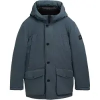Tom Tailor Herren Arctic Winterpaka mit Abnehmbarer Kapuze,27604 - Stormy Blue,