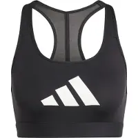 Adidas Sport-BH PERFORMANCE "PRIMELIFTREACT GRAFIK SPORT-BH", Damen, Gr. S, N-Gr, schwarz, Obermaterial: 91% Polyester, 9% Elasthan, BHs Sport-BH, ohne Bügel, mit AEROREADY-Technologie, für Erwachsene