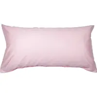Janine Kissenbezug "Colors Mako Satin", rosa, B:80cm L:40cm, Mako-Satin, Mako-Satin, Kissenbezüge, Kissenbezug, mit Reißverschluss, uni Kissenhülle, feinfädig, 100% Baumwolle
