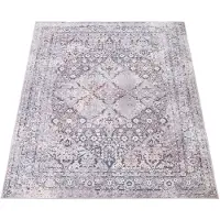 Paco Home Teppich "Calabria 583", rechteckig, 14 mm Höhe, Kurzflor, Orient-Optik, Vintage Design